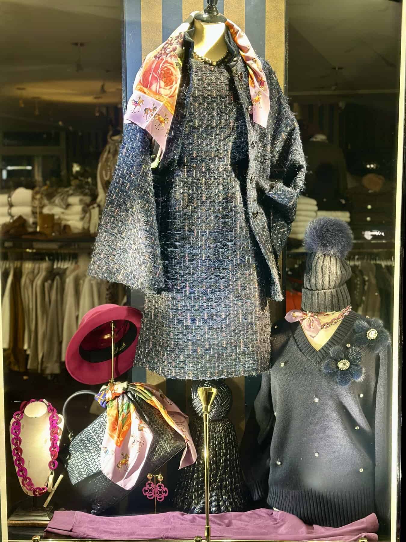 Chanelstof Japon Marine Paars