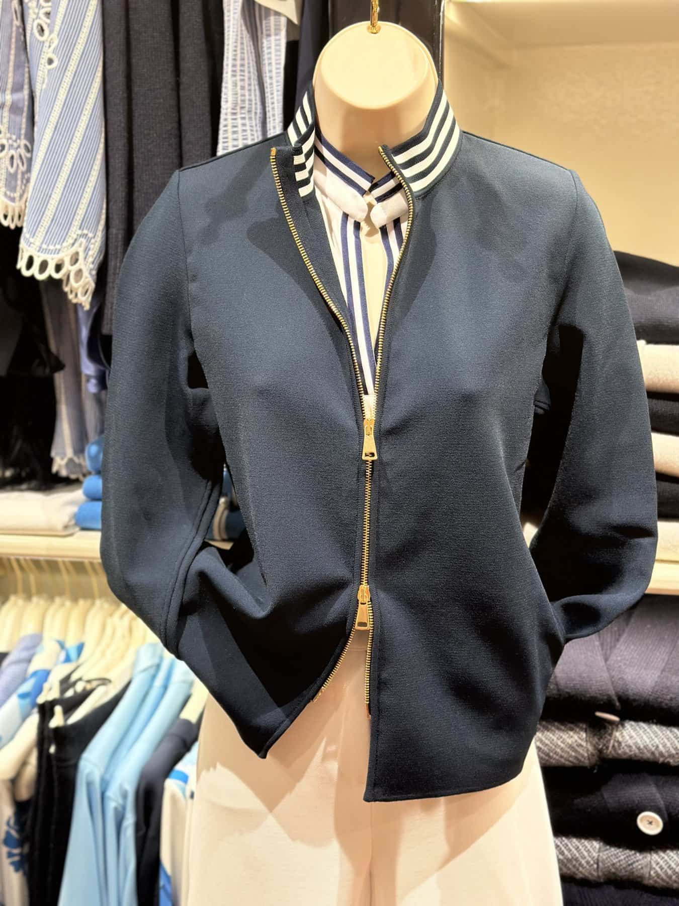 bleu vestje nino colombo vest ook in grote maten verkrijgbaar bij modici laren