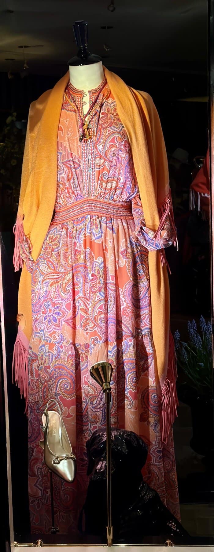 Modici Zomer Jurkje Met Oranje Cape