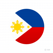 Graphic combining the flags of the Philippines and Serbia into a round icon, indicating the partnership or services between the two nations